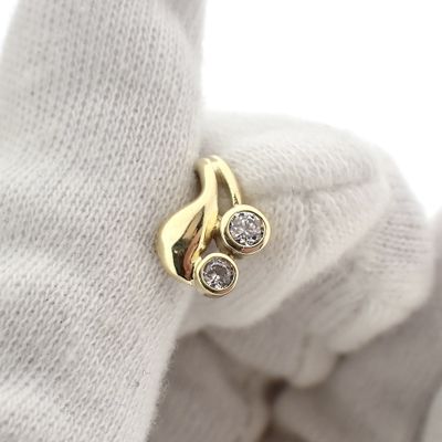 Image 2 of Gold pendant with zirconia; Cherry