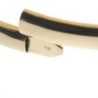 Image 4 of Gold smooth slave bracelet | Ø 60 mm