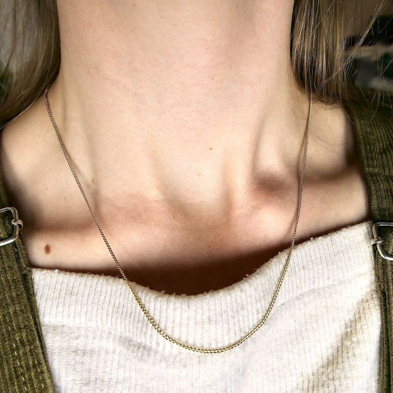 Image 6 of Gold gourmet link chain | 50 cm