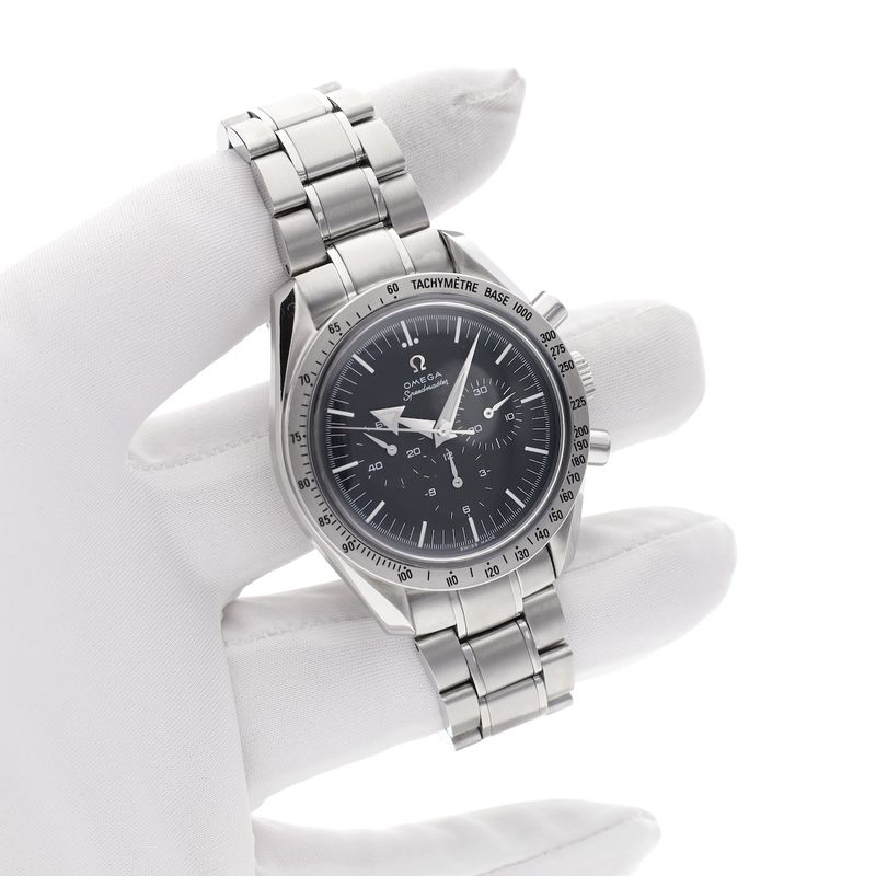 Image 19 of Omega Speedmaster Broad Arrow '1957 Re-Edition' 3594.50.00; Chronograph men's watch