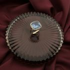 Image 2 of Two-tone cocktail ring with topaz and zirconia