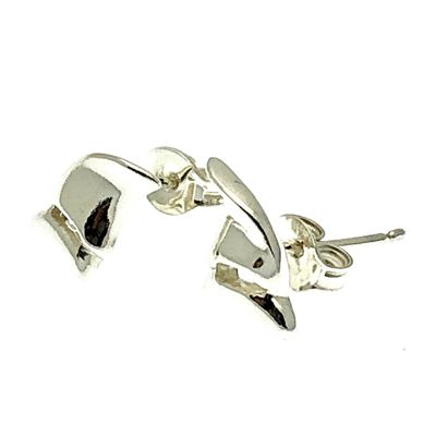 Image 2 of Silver fantasy stud earrings