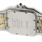 Image 13 of Cartier Panthère '2 Row'; Midsize gold/steel women's watch
