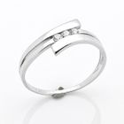 Image 1 of 9 carat ring with 0.09 ct diamonds.