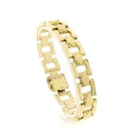 Golden fantasy link bracelet