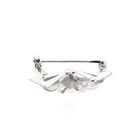 Image 4 of 8 Karat Flower Brooch with Cultured Pearl