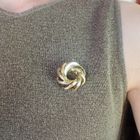 Image 3 of Golden fantasy brooch; Vintage