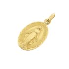 Image 7 of 18 kt Vintage gold religious pendant of Mary