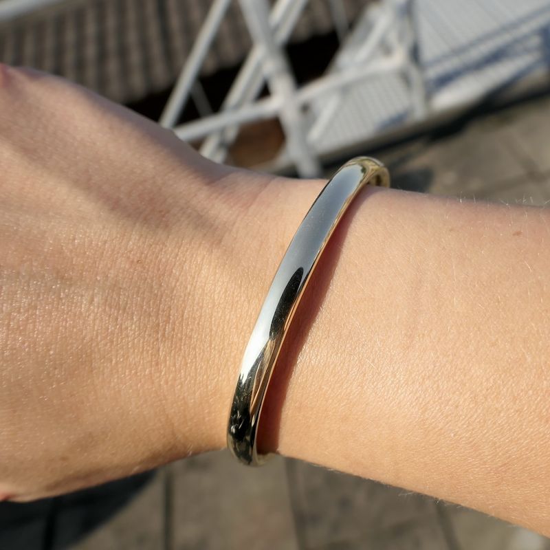 Image 8 of Gold slave bracelet | Ø 60mm