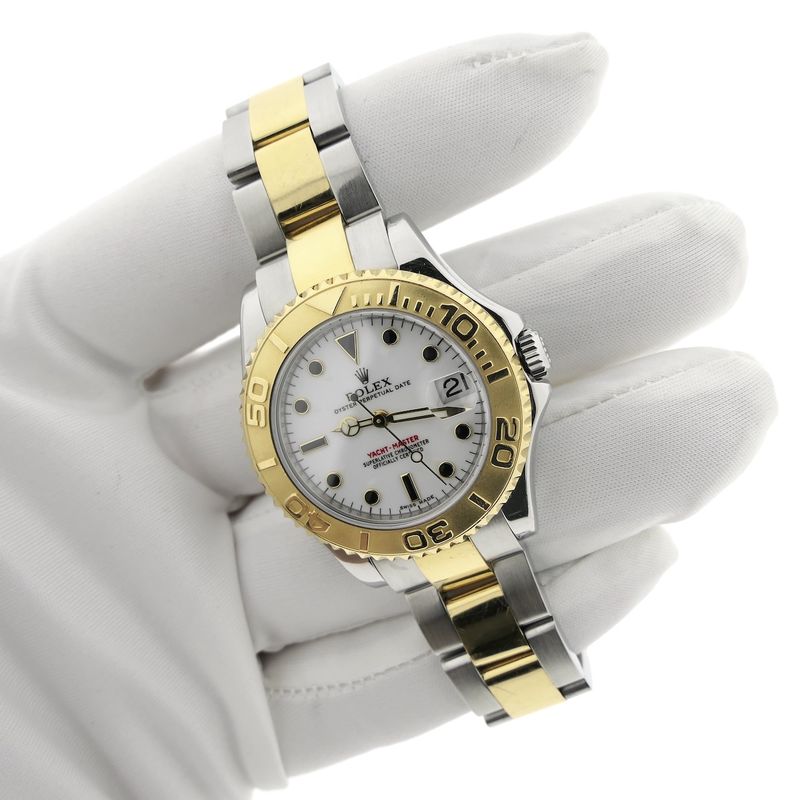 Image 13 of Rolex Yachtmaster 168623; 18k gold/steel watch