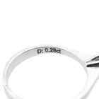Image 7 of White Gold Solitaire Ring with Diamond; 0.28 ct.