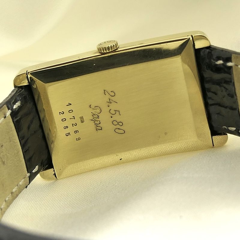 Image 13 of Chopard Classic Tank; Vintage 18k gold watch