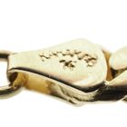 Image 5 of Gold flat gourmet link chain; Karakaş | 54 cm