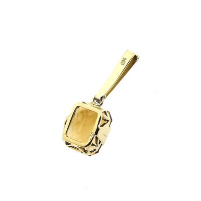 Gold pendant with citrine Image 2 of Gold pendant with citrine