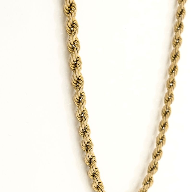 Image 5 of 8 Karat Twisted Link Chain