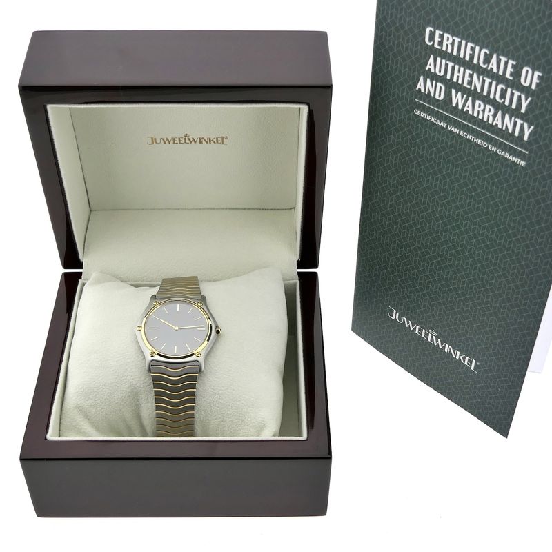 Image 4 of Ebel Classic Wave 181903; 18k gold/steel watch