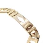 Image 3 of Two-tone gold link bracelet with diamonds