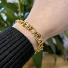 Image 10 of Gold flat Prince of Wales bracelet