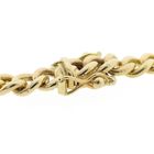 Image 5 of Gold gourmet link bracelet | 17 cm