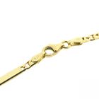 Image 4 of Gold closed Figaro link chain | 46 cm