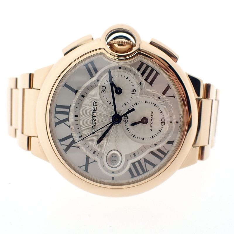 Image 8 of Cartier Ballon Bleu XL; 18k. rose gold watch