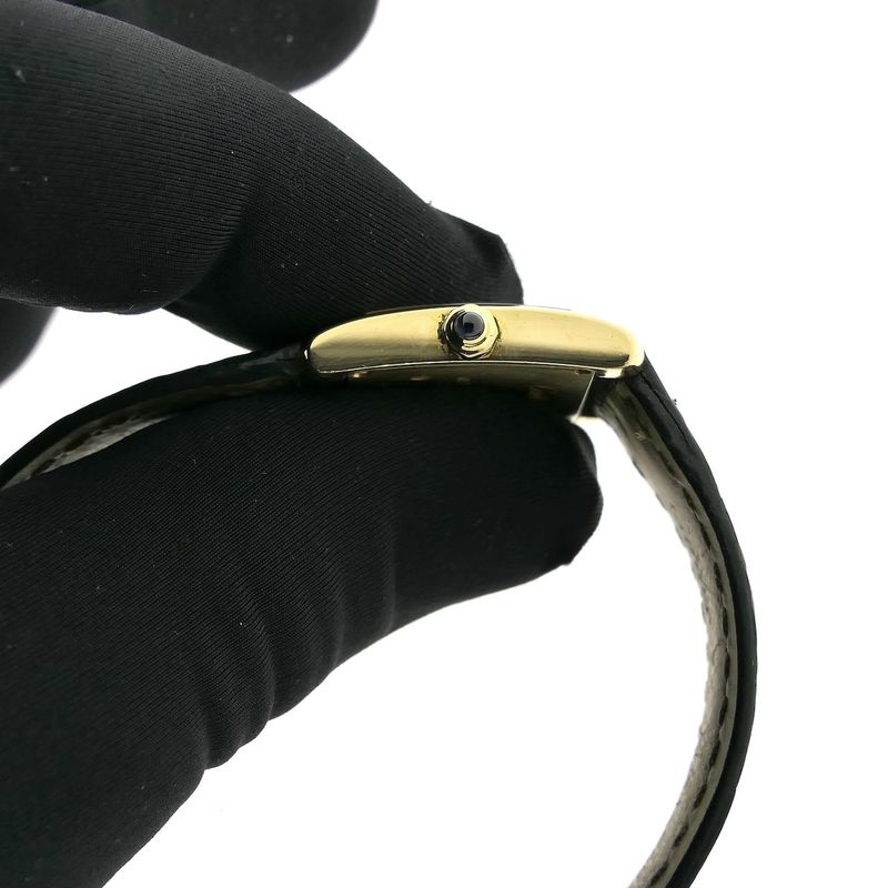 Image 7 of Cartier Tank Française 1820; 18k gold ladies' watch