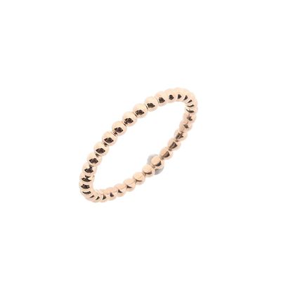 Image 1 of Rose gold sliding ring with balls