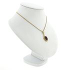 Image 3 of Gold pendant with carnelian | Vintage