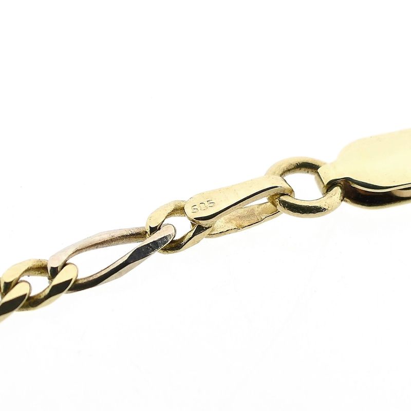 Image 6 of Bicolor Figaro Chain Necklace | 50.5 cm