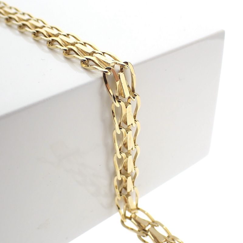 Image 7 of Golden fantasy link bracelet | 19 cm
