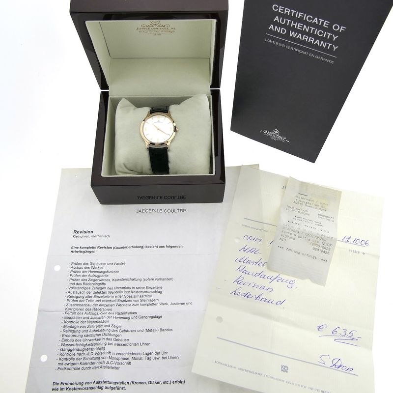 Image 4 of Jaeger-LeCoultre Master 'Ultra Thin' 18k gold men's watch