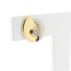 Image 4 of Bicolor gold earrings with zirconia