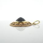 Image 3 of Vintage gold pendant with garnet