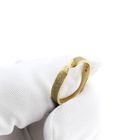 Image 9 of 14 Karat Gold Twist Band Ring; Size 16.75