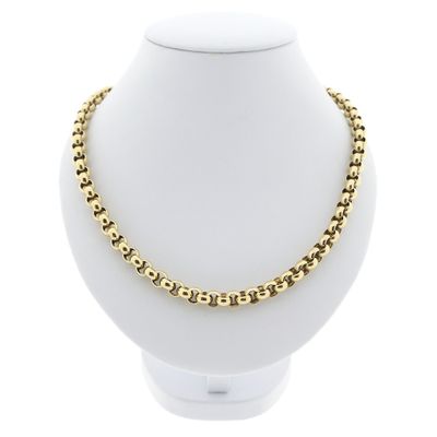 Image 1 of Golden jasseron link necklace.