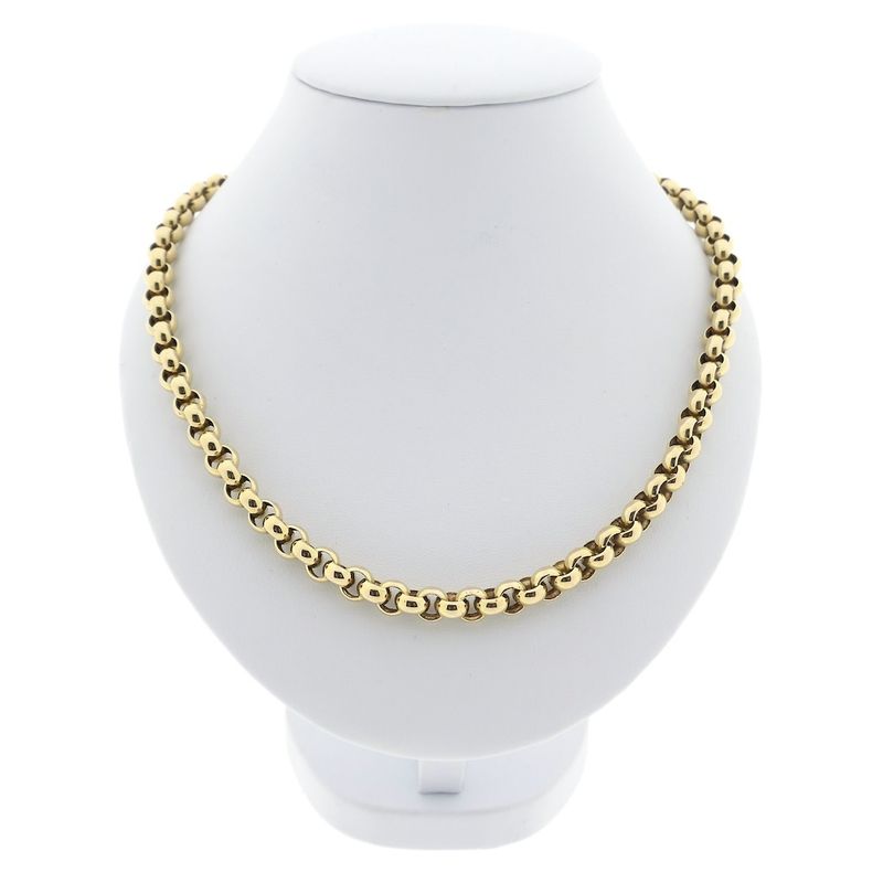 Image 1 of Golden jasseron link necklace.