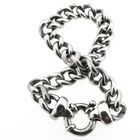 Image 4 of Silver gourmet link bracelet | 20 cm