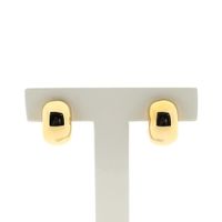 Gold stud earrings | Ball