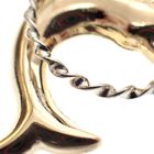 Image 7 of Two-tone gold dolphin pendant