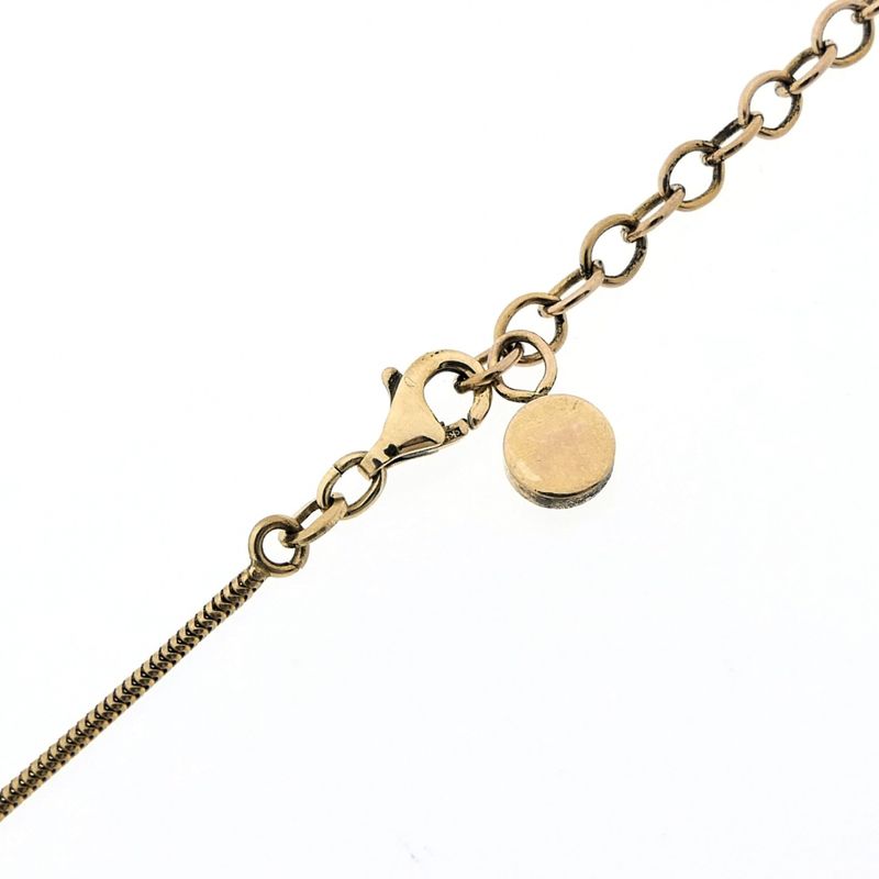 Image 5 of Fantasy link chain with Japanese Ginkgo leaves