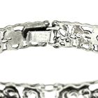 Image 4 of Silver bracelet with floral motif | 19 cm
