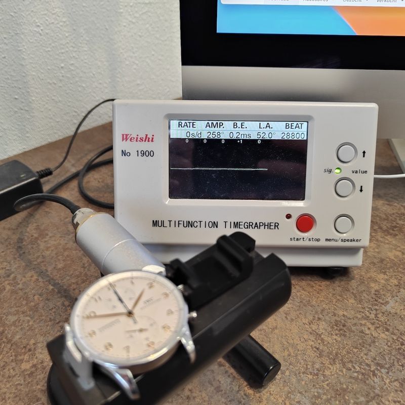 Image 23 of IWC Portuguese IW371445; Automatic chronograph men's watch