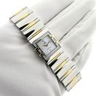 Image 8 of Omega Constellation Quadra 'Half-Bar'; 18k gold/steel women's watch with diamonds