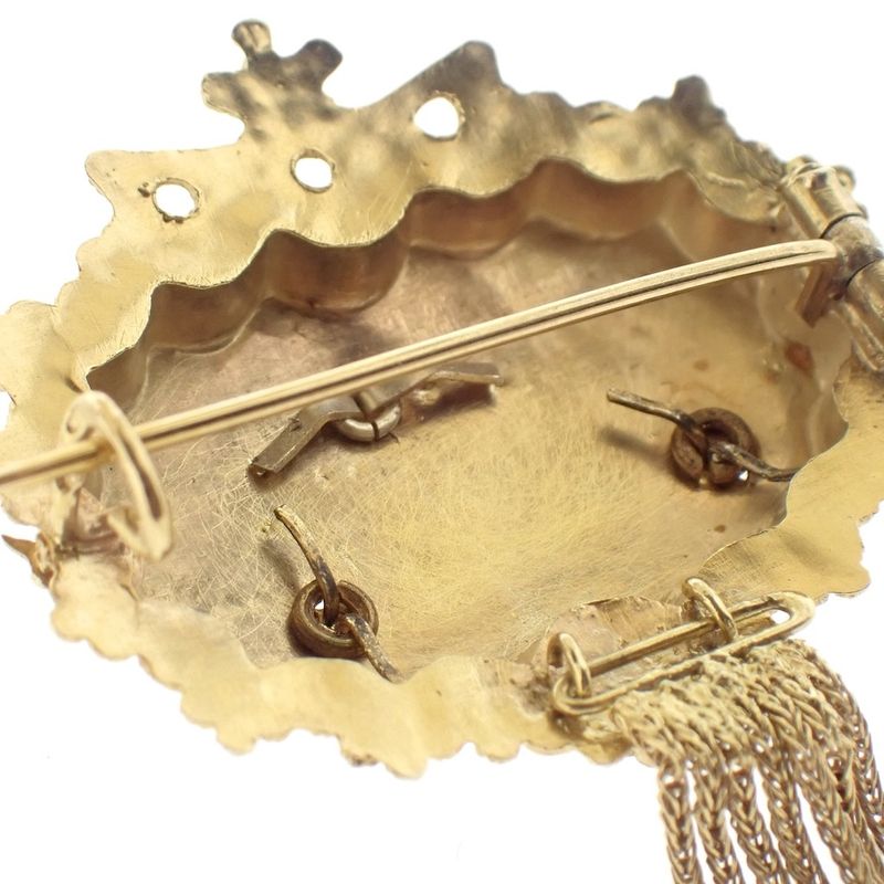 Image 4 of Gold brooch with filigree technique | Vintage/antique