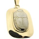 Image 3 of Gold pendant with scarab