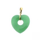 Image 8 of Gold jade pendant with diamond | 0.03 ct.