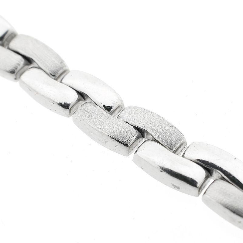 Image 4 of Solid white gold necklace.