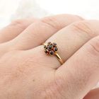 Image 4 of Gold ring with garnet