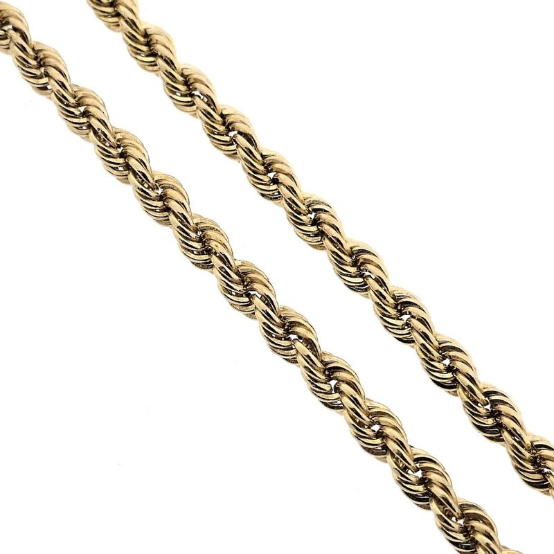 Image 5 of Gold twisted link chain