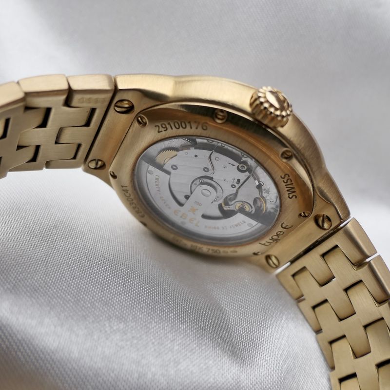 Image 20 of Ebel E-Type Automatic E8330C41; 18k gold men's watch